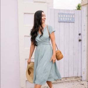 Gal Meets Glam Seraphina crossover dress